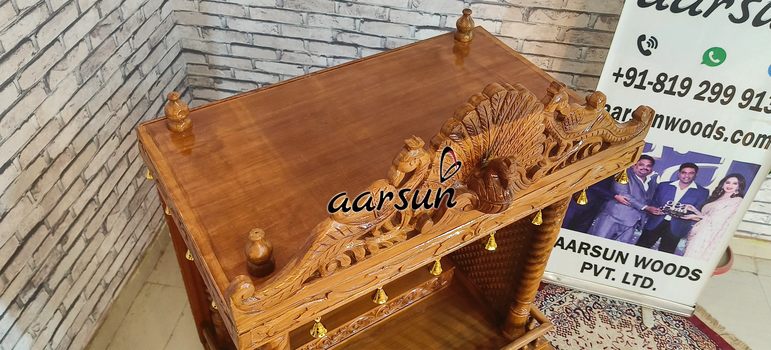 Wooden Temple in Luxurious Finish View 10