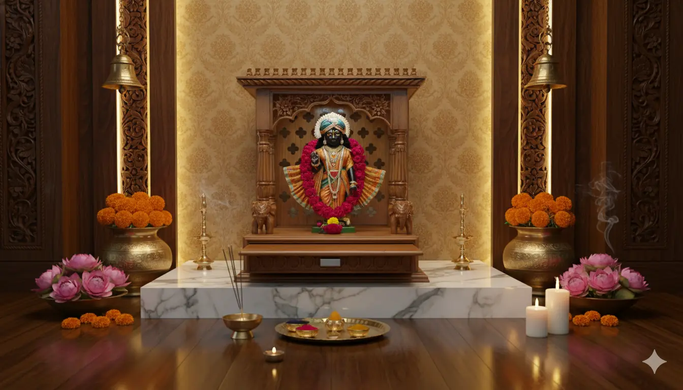 Wooden Temple Teak Wood YT-13N