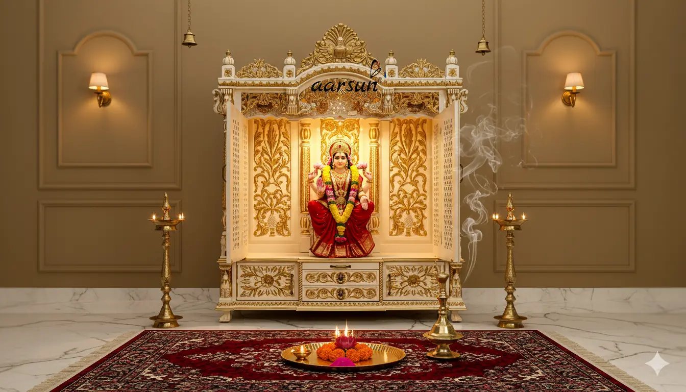 Wooden Temple with Double Door YT-677